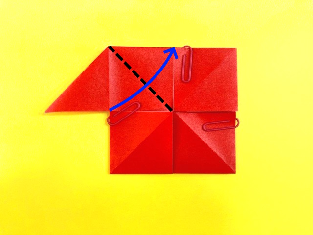 花こまの折り紙の作り方_32