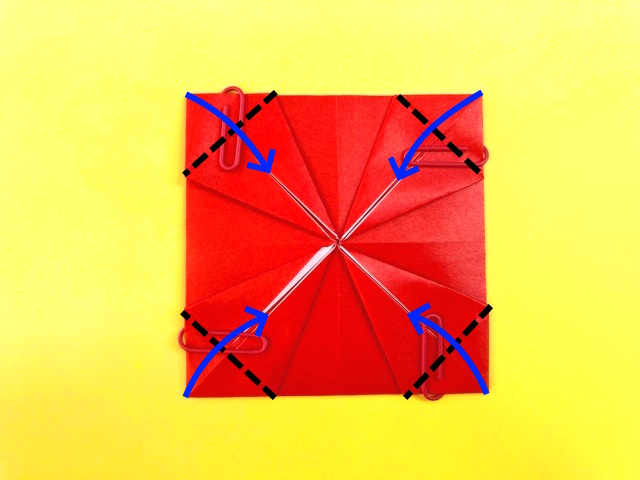 花こまの折り紙の作り方_35