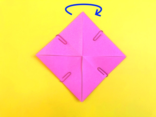 花こまの折り紙の作り方_47