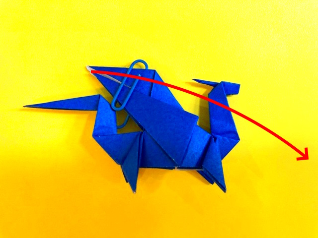 ドラゴン（どらごん）の折り紙3_153