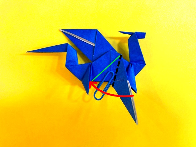ドラゴン（どらごん）の折り紙3_160