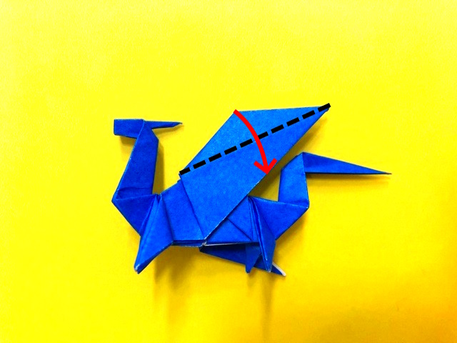 ドラゴン（どらごん）の折り紙3_162