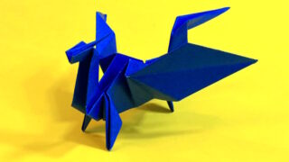 ドラゴン（どらごん）の折り紙3_176