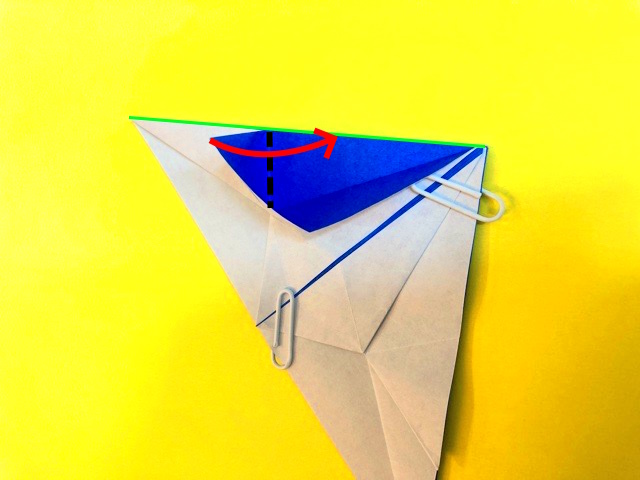 かっこいい兜（かぶと）の折り紙の作り方_43