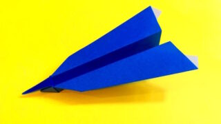 よく飛ぶ紙飛行機の折り紙7_19