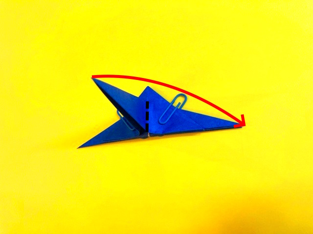 ゴジラの折り紙の作り方_30