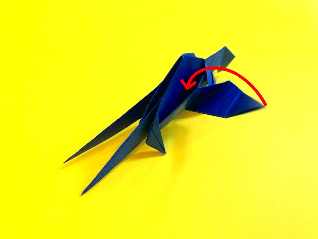 ゴジラの折り紙の作り方_65