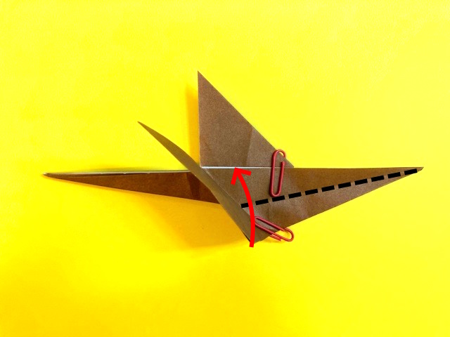 ティラノサウルスの折り紙の作り方2_48