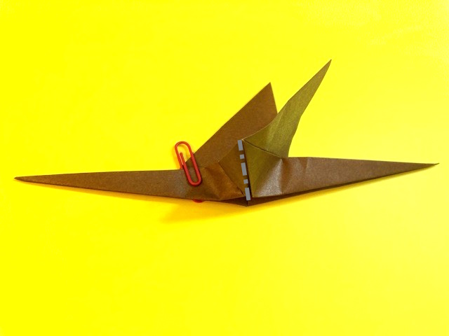 ティラノサウルスの折り紙の作り方2_57