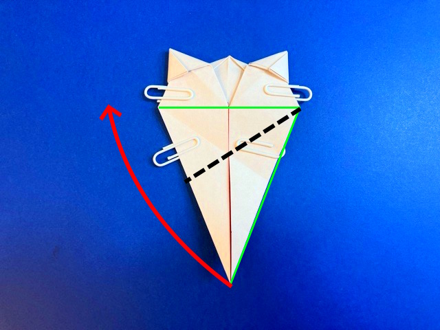 ミュウ（ポケモン）の折り紙の作り方_69