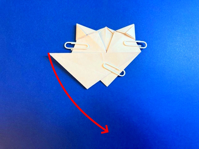 ミュウ（ポケモン）の折り紙の作り方_70