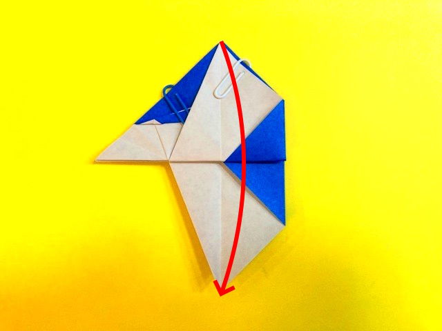 かっこいい兜（かぶと）の折り紙の作り方2_09