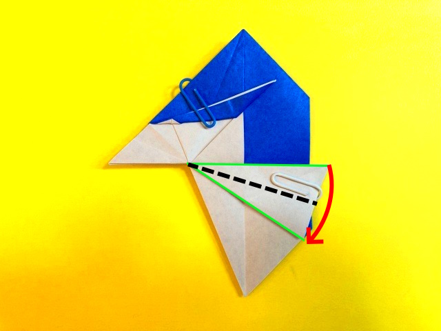 かっこいい兜（かぶと）の折り紙の作り方2_11