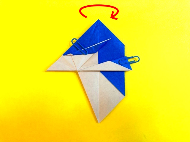 かっこいい兜（かぶと）の折り紙の作り方2_14