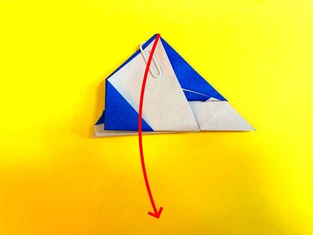 かっこいい兜（かぶと）の折り紙の作り方2_16