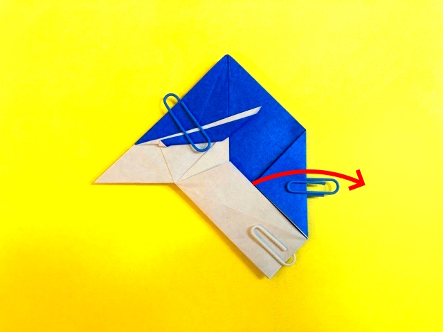 かっこいい兜（かぶと）の折り紙の作り方3_09