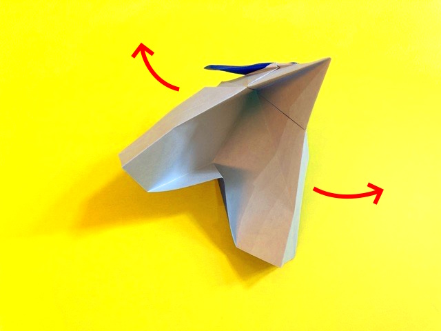 かっこいい兜（かぶと）の折り紙の作り方3_16