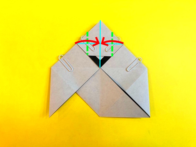 ハロウィン_おばけの折り紙の作り方2_01