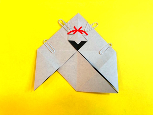 ハロウィン_おばけの折り紙の作り方2_03
