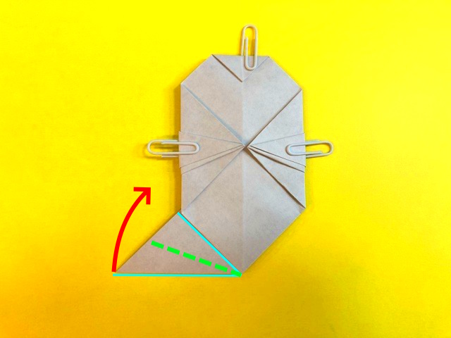 ハロウィン_おばけの折り紙の作り方2_17