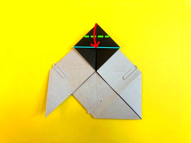 ハロウィン_おばけの折り紙の作り方_27