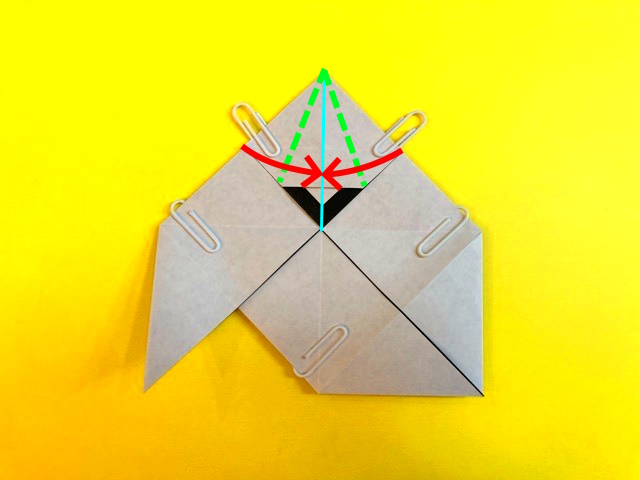 ハロウィン_おばけの折り紙の作り方_30