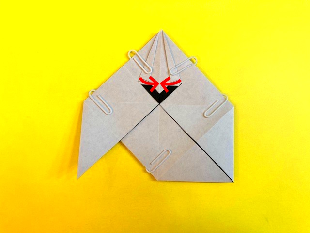ハロウィン_おばけの折り紙の作り方_32