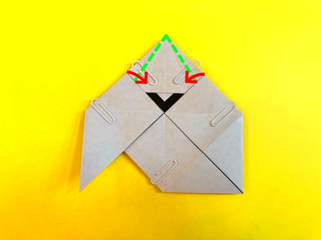 ハロウィン_おばけの折り紙の作り方_34