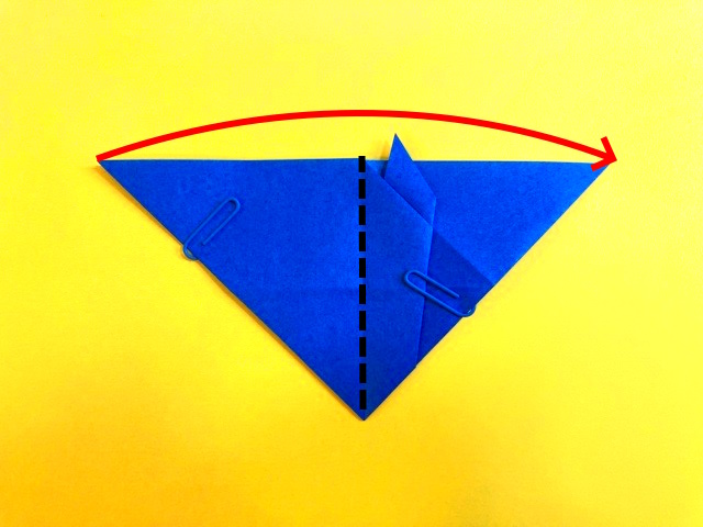 ハロウィン_コウモリの折り紙の作り方2_12