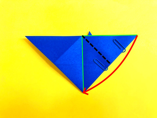 ハロウィン_コウモリの折り紙の作り方2_13