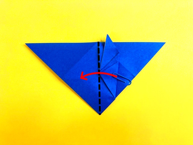 ハロウィン_コウモリの折り紙の作り方2_16