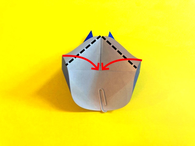 ハロウィン_コウモリの折り紙の作り方2_19