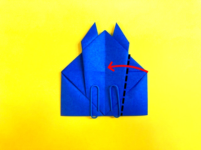 ハロウィン_コウモリの折り紙の作り方2_22