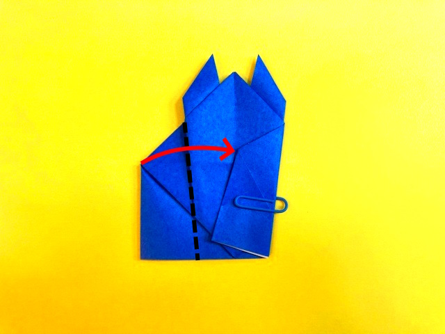 ハロウィン_コウモリの折り紙の作り方2_23