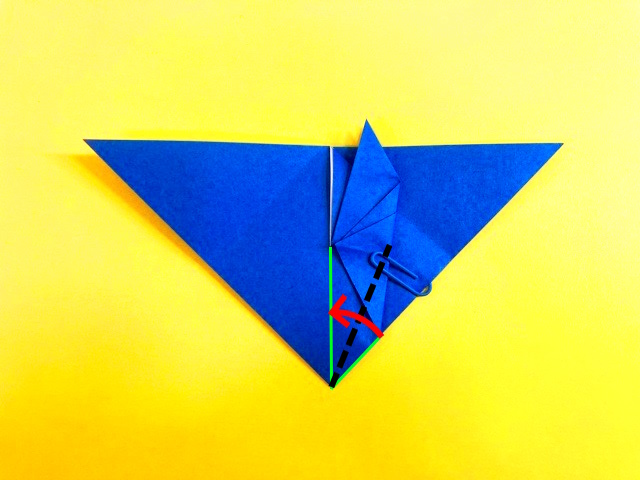 ハロウィン_コウモリの折り紙の作り方_32