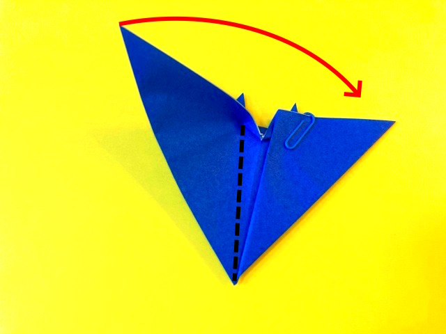 ハロウィン_コウモリの折り紙の作り方_44
