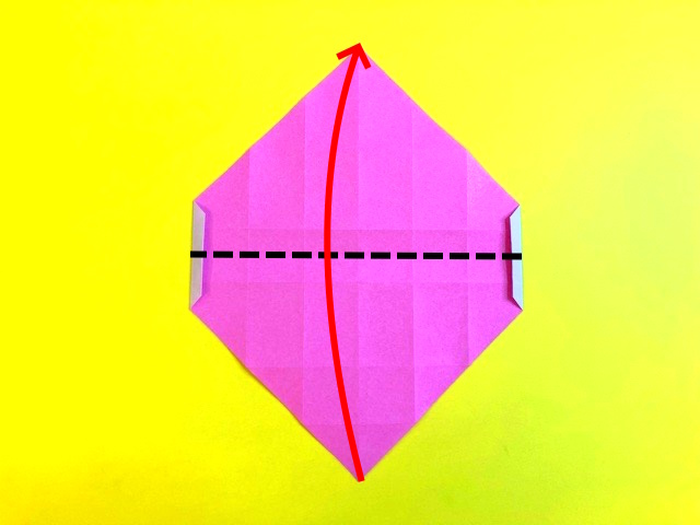 のりなしで折れる紙袋の折り紙の作り方_026-2