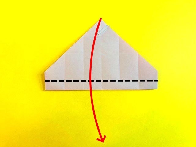 のりなしで折れる紙袋の折り紙の作り方_027