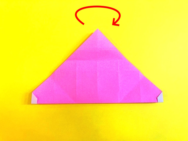 のりなしで折れる紙袋の折り紙の作り方_034-2