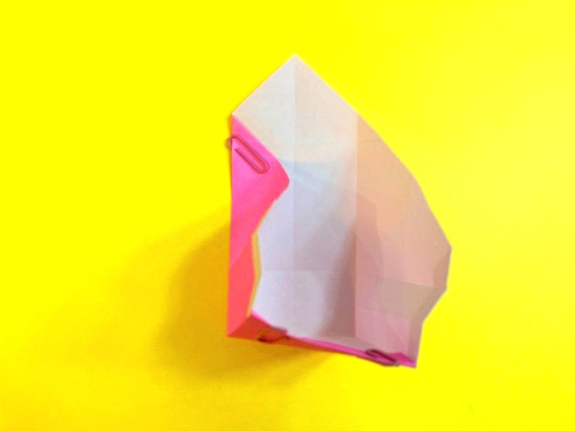 のりなしで折れる紙袋の折り紙の作り方_051