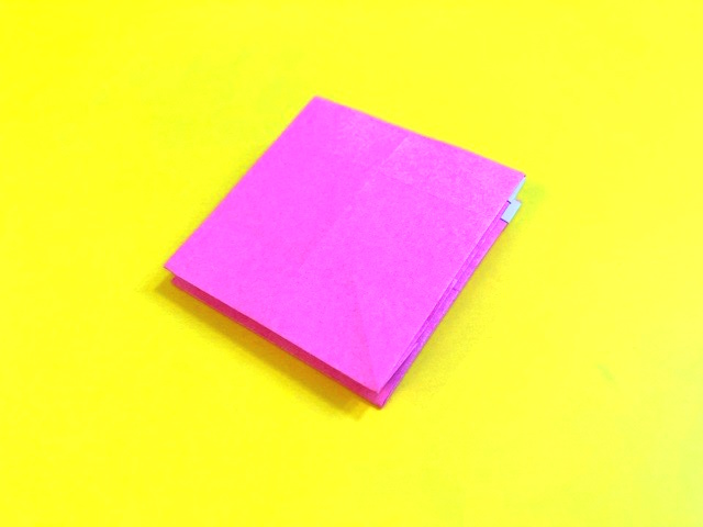 のりなしで折れる紙袋の折り紙の作り方_060