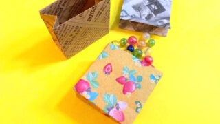 のりなしで折れる紙袋の折り紙の作り方_064