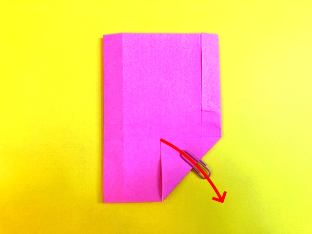マチ付き紙袋の折り紙の作り方_036