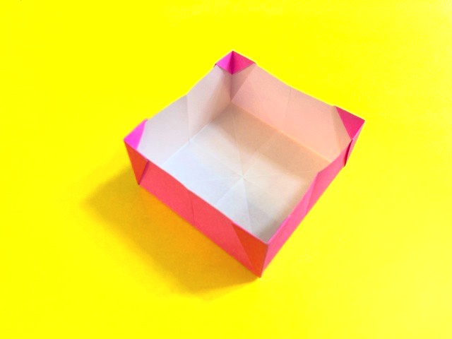 大きい箱（はこ）の折り紙の作り方_057