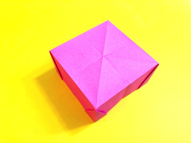 大きい箱（はこ）の折り紙の作り方_058