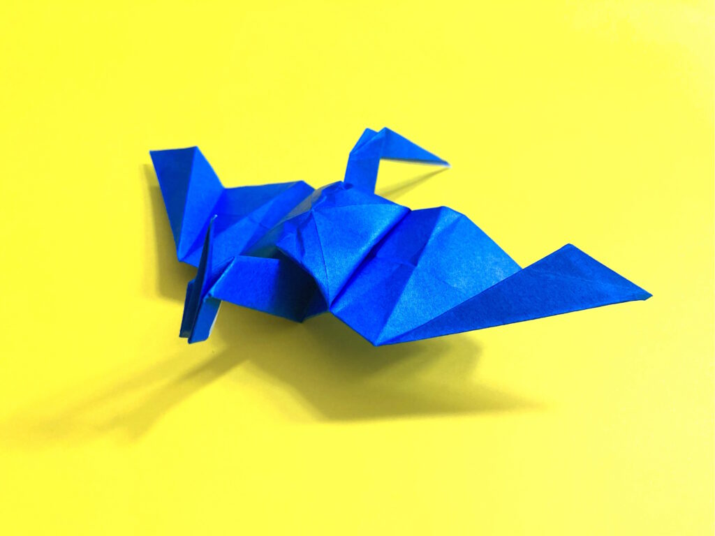 折り鶴ドラゴンの作り方