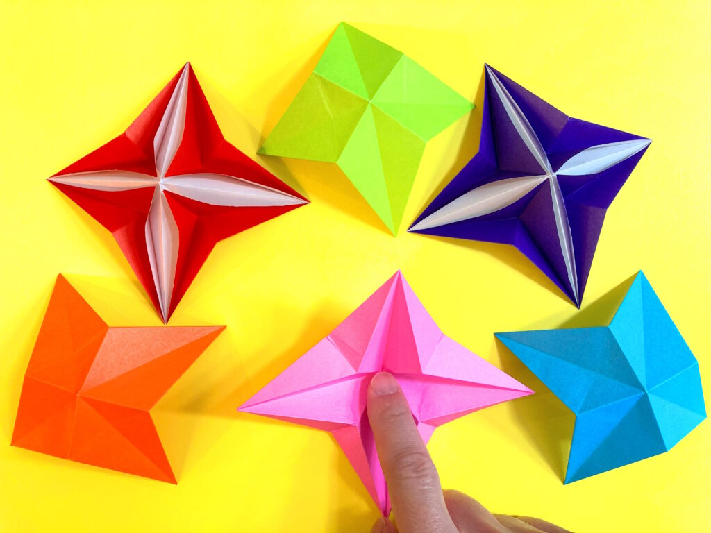遊べる折り紙 プッシュポップ・ポップイットの簡単な作り方