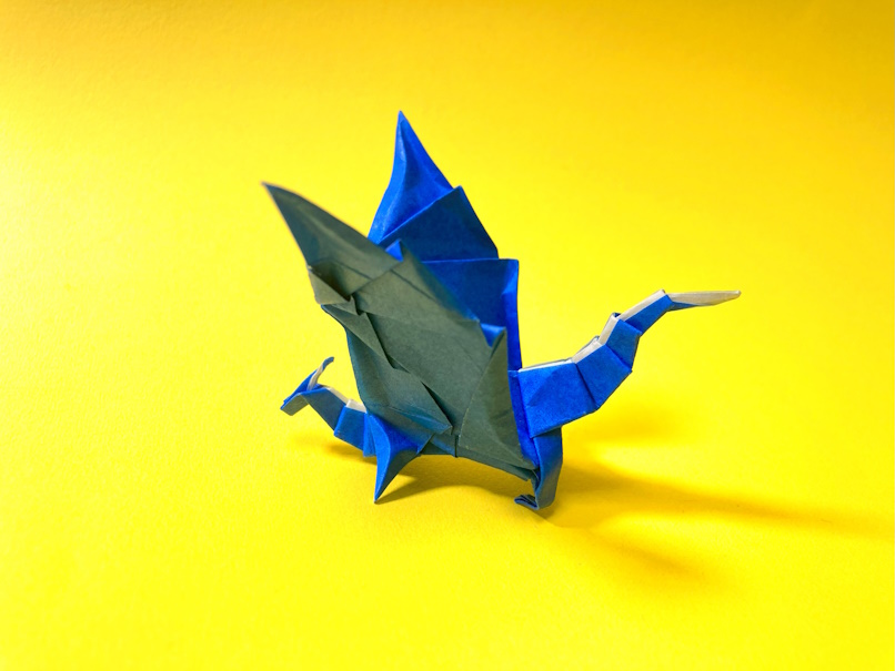 折り紙　ドラゴンの簡単な作り方27～How to make an easy origami dragon～
