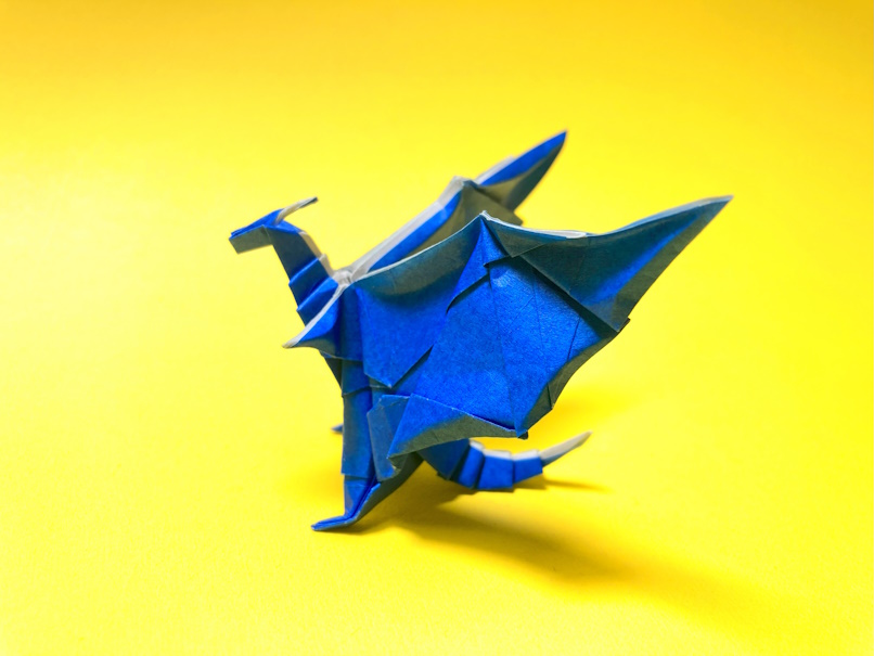 折り紙　ドラゴンの簡単な作り方28～How to make an easy origami dragon～