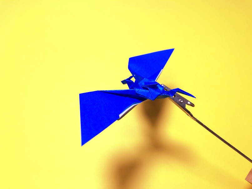 折り紙　大きな翼のドラゴン飛竜の簡単な作り方8～How to make an easy origami big winged dragon（Flying dragon）～